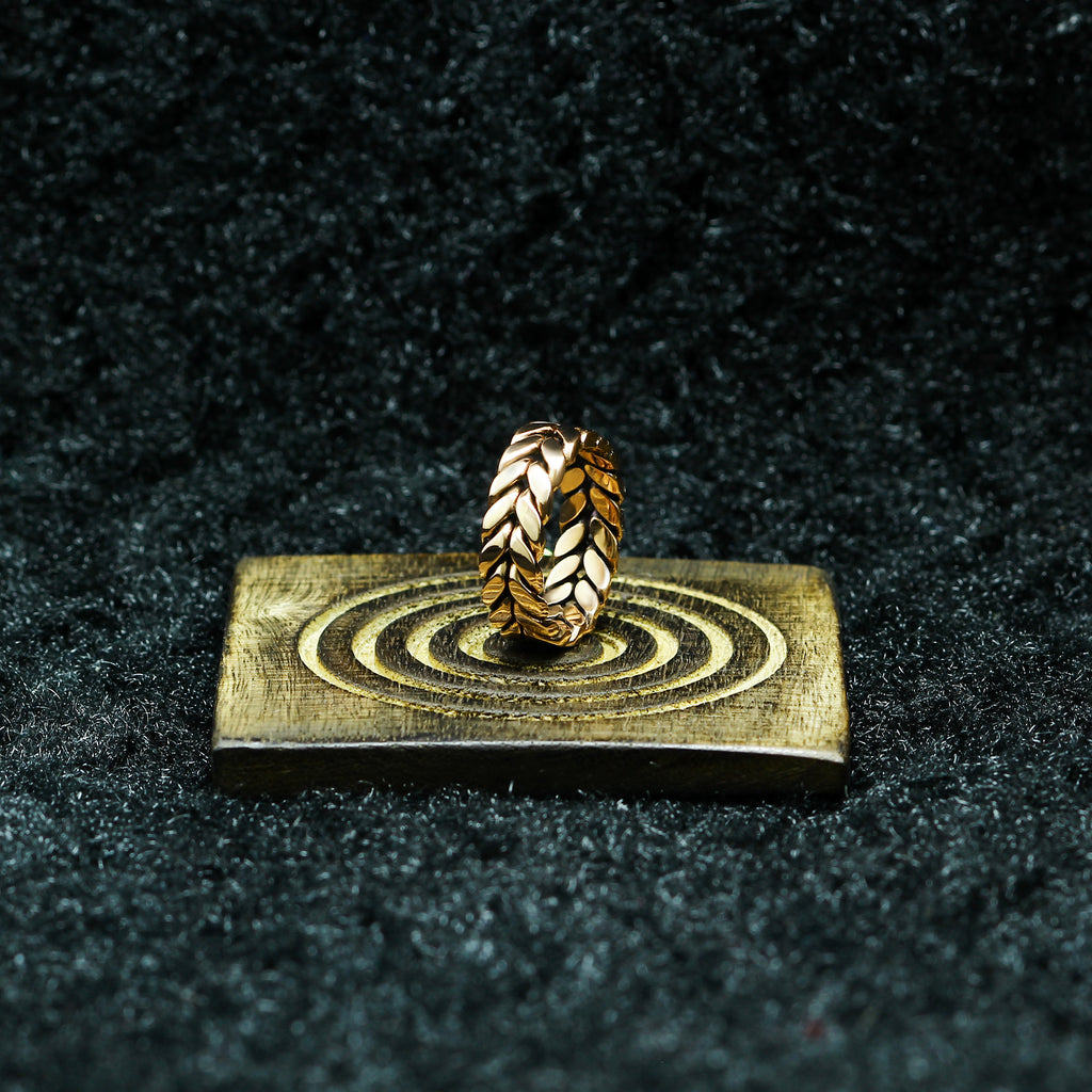 Pure Copper Braided Twist Eternity Natural Healing HandCrafted Ring Gift Jewelry for Men and Women