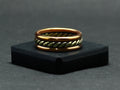 Handmade-Mixed Metal-Twisted Ring • Copper & Brass-Braided Band • Artisan-Unisex Jewelry