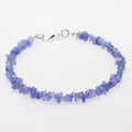 Handmade Natural Tanzanite Gemstone Healing Reiki Unisex Bracelet Jewelry