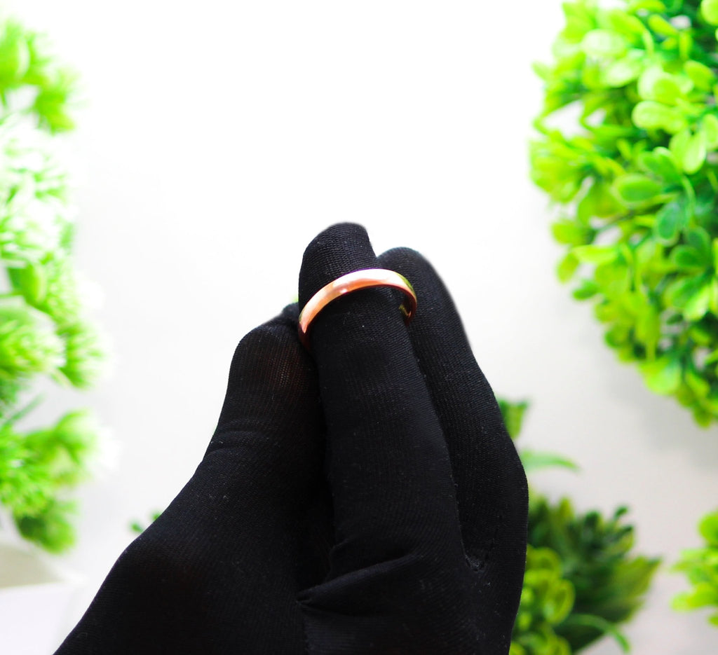 Pure Copper Handmade Natural Healing Classic Band Ring Ethnic Gift Jewelry for Men and Women - Krishnaa Jewels - Pure Copper Handmade Natural Healing Classic Band Ring Ethnic Gift Jewelry for Men and Women -