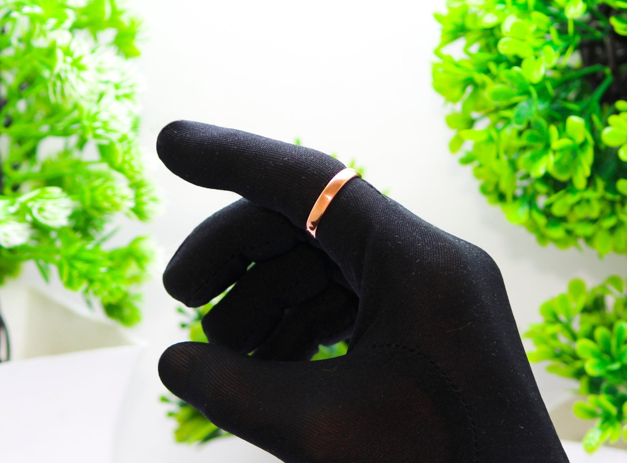 Pure Copper Handmade Natural Healing Classic Band Ring Ethnic Gift Jewelry for Men and Women - Krishnaa Jewels - Pure Copper Handmade Natural Healing Classic Band Ring Ethnic Gift Jewelry for Men and Women -