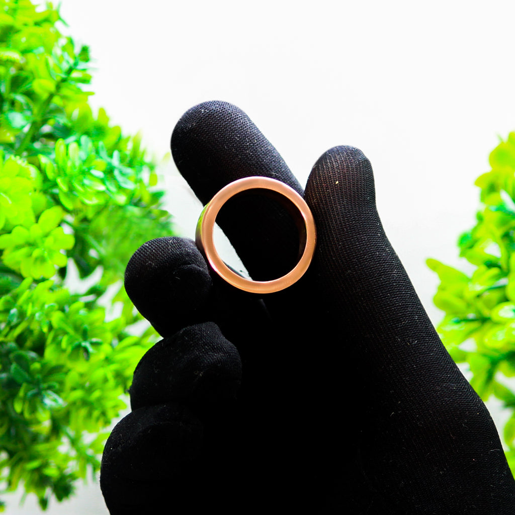 Pure Copper Handmade 2mm Heavy Thick Band Ring Ethnic Gift Jewelry for Men and Women - Krishnaa Jewels - Pure Copper Handmade 2mm Heavy Thick Band Ring Ethnic Gift Jewelry for Men and Women -