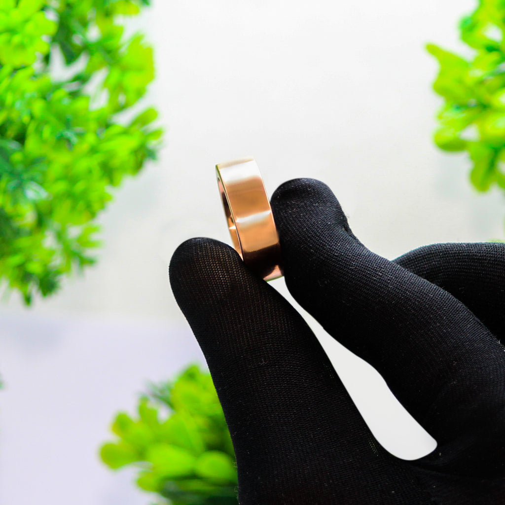Pure Copper Handmade 2mm Heavy Thick Band Ring Ethnic Gift Jewelry for Men and Women - Krishnaa Jewels - Pure Copper Handmade 2mm Heavy Thick Band Ring Ethnic Gift Jewelry for Men and Women -